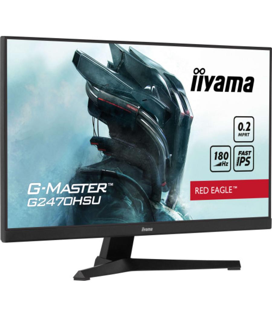 Iiyama g-master g2470hsu-b6 pantalla para pc 60,5 cm (23.8") 1920 x 1080 pixeles full hd lcd negro