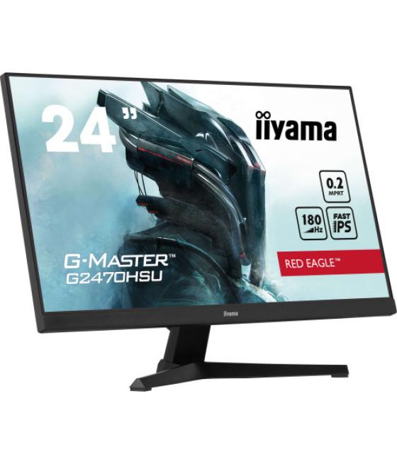 Iiyama g-master g2470hsu-b6 pantalla para pc 60,5 cm (23.8") 1920 x 1080 pixeles full hd lcd negro