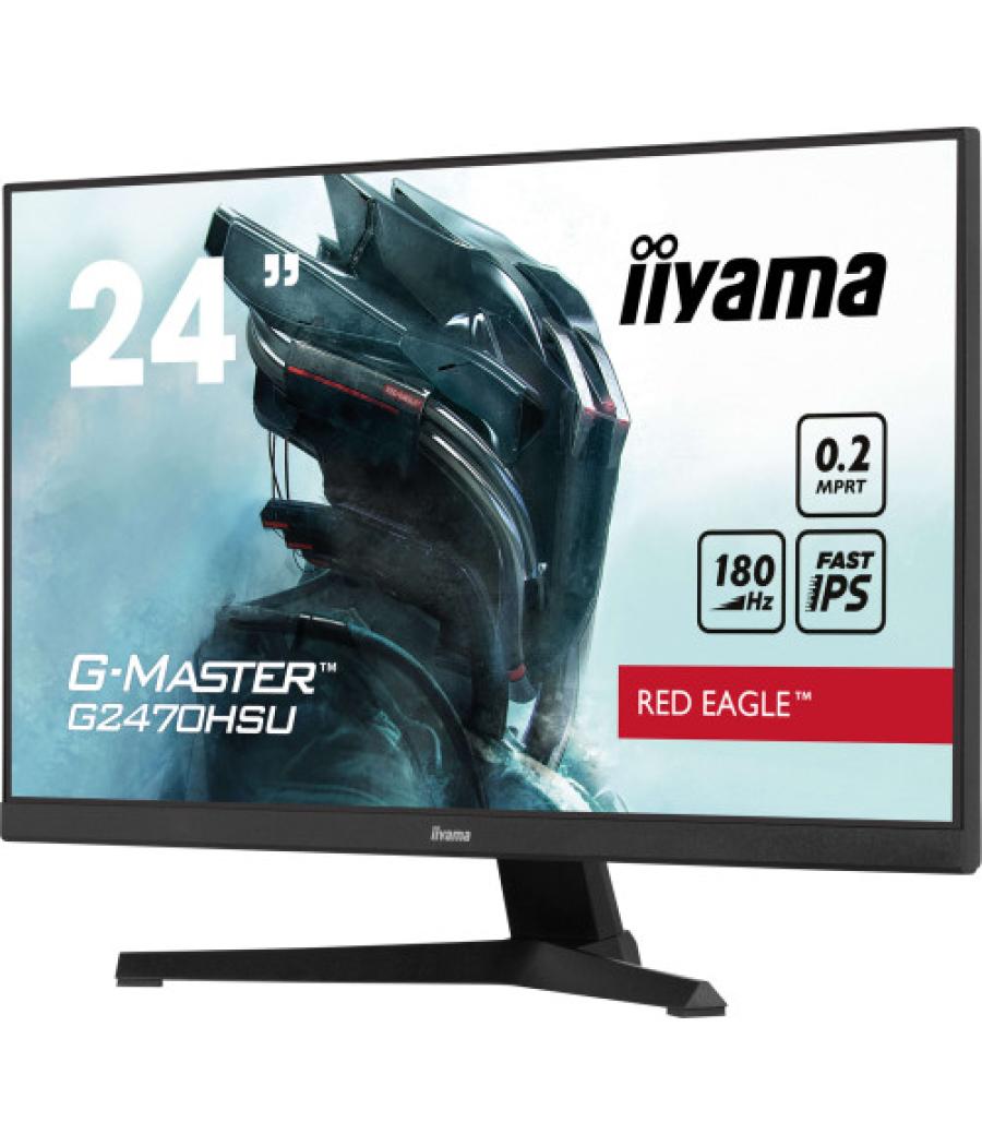 Iiyama g-master g2470hsu-b6 pantalla para pc 60,5 cm (23.8") 1920 x 1080 pixeles full hd lcd negro