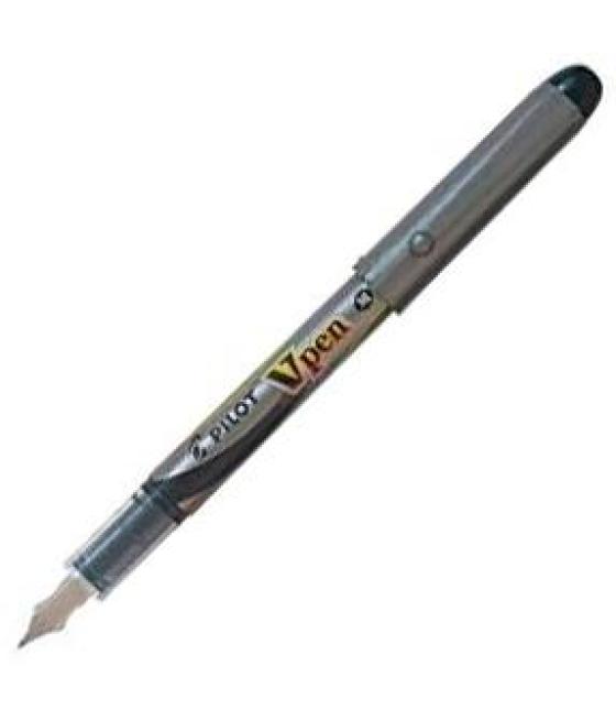 Pilot pluma desechable vpen silver negro