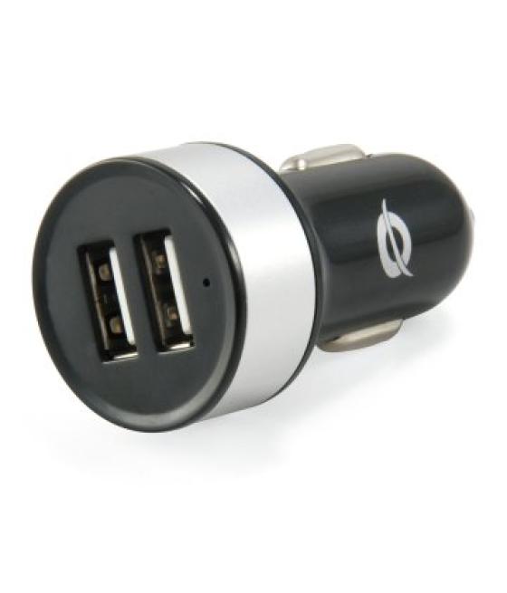 Cargador de coche conceptronic 5v 2xusb para coche 12/24v c05-219