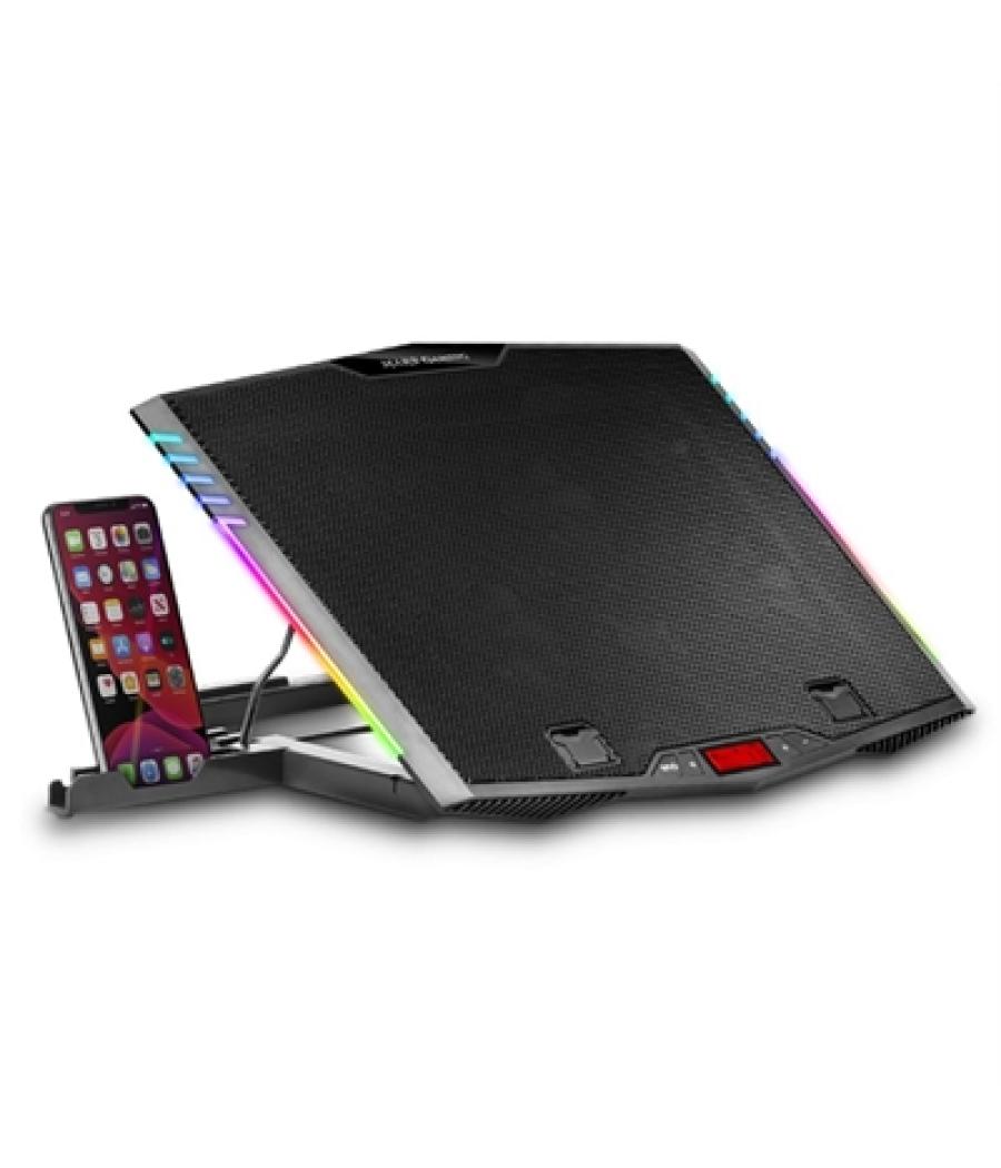 Base de refrigeracion mars gaming mnbc5 para portatil hasta 17.3 pulgadas