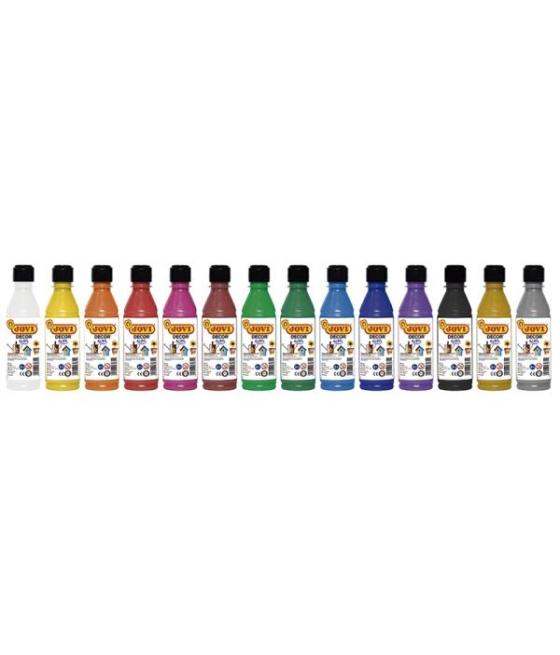 Jovi pintura plástica jovidecor acryl botella de 250ml marrón