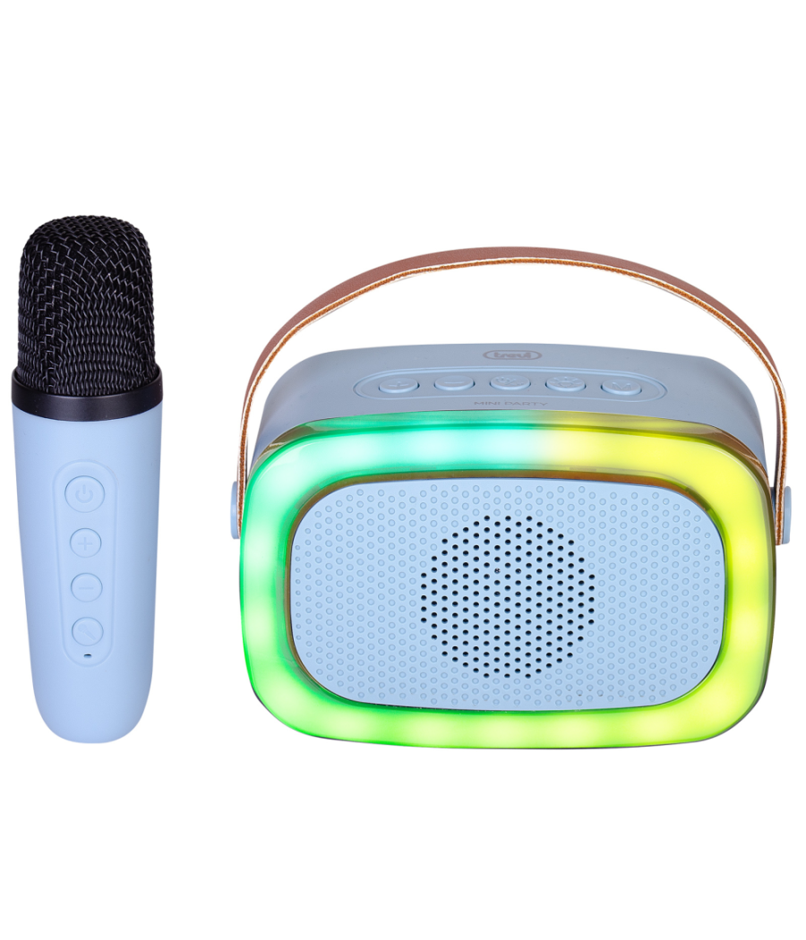Altavoz karaoke trevi xr 8a01 miniparty spkr+aw blue