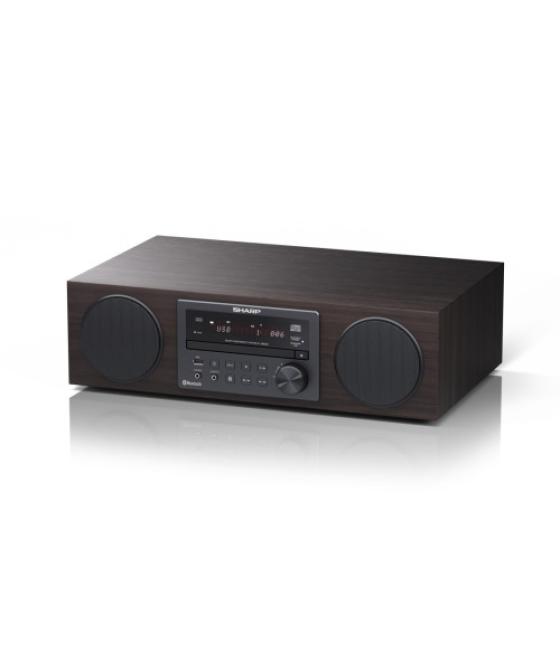 Sharp all-in-one hi-fi sound system microcadena de música para uso doméstico 100 w marrón