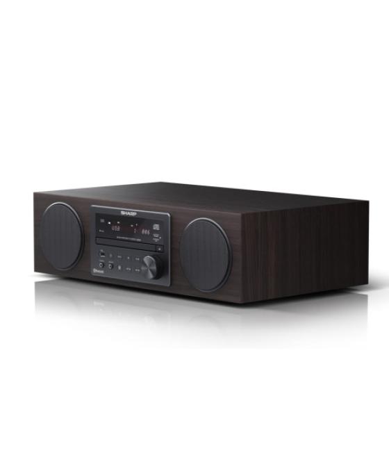 Sharp all-in-one hi-fi sound system microcadena de música para uso doméstico 100 w marrón