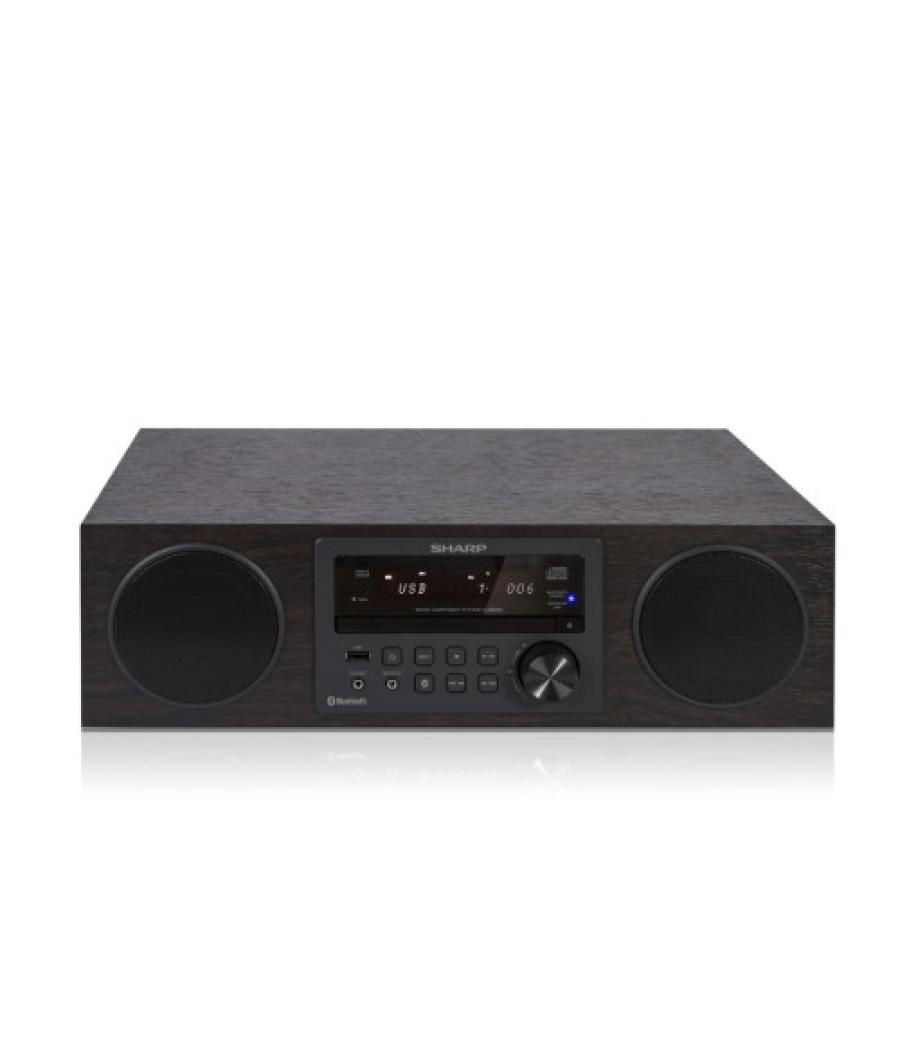 Sharp all-in-one hi-fi sound system microcadena de música para uso doméstico 100 w marrón