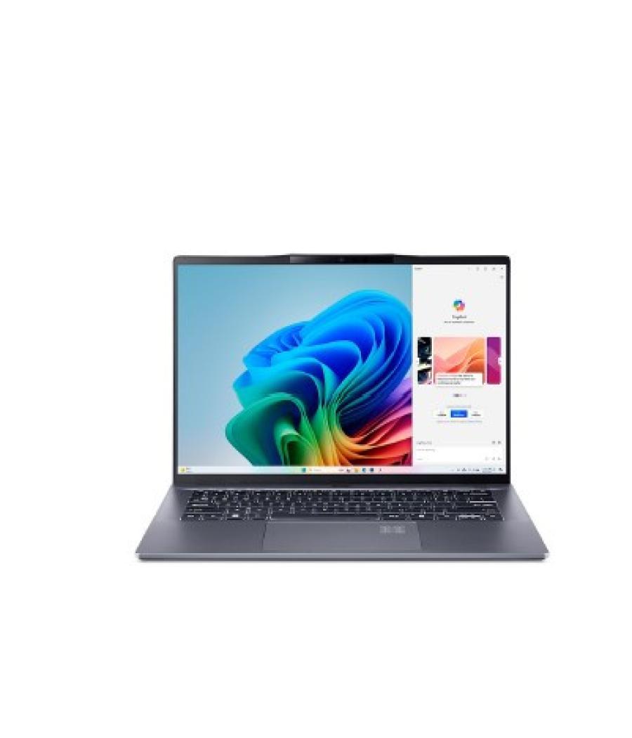 (lt) portatil acer swift go 14 ai (nx.kyxeb.00a) 14.5", qualcom snapdragon, 16gb, 1024gb, windows 11 home