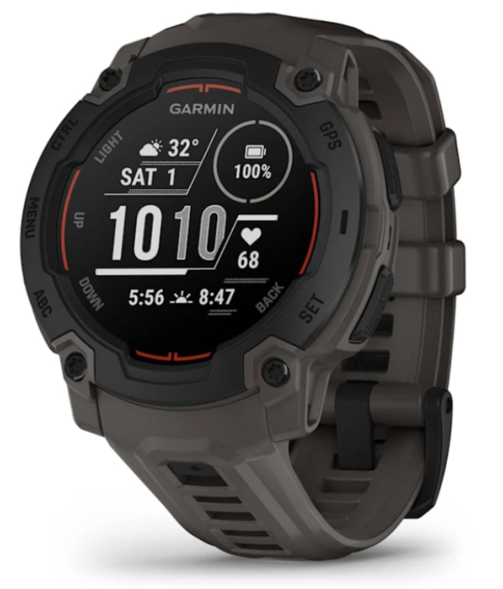 Smartwatch garmin instin e 45mm negro correa de silicona carbon