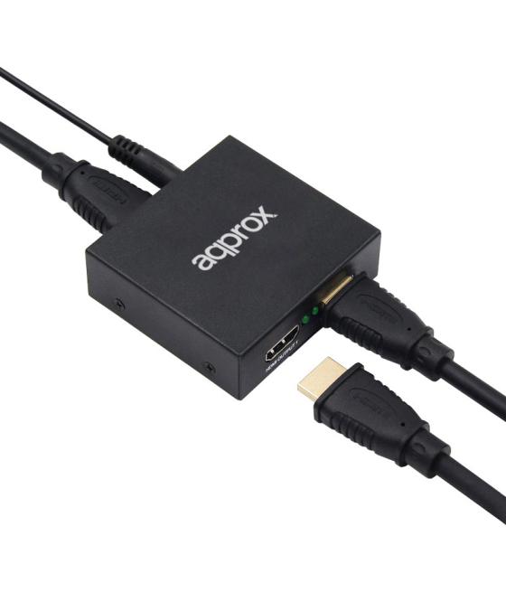 Hdmi splitter 2 puertos 1080p 4k approx