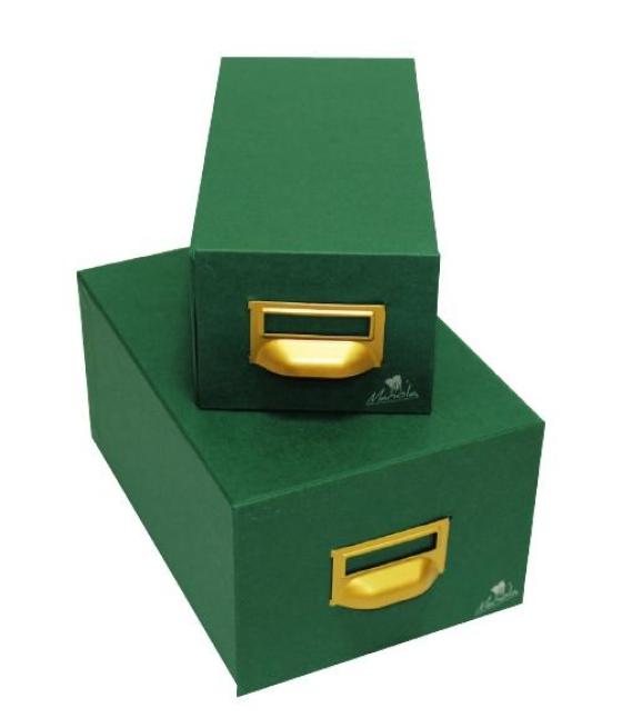 Mariola fichero cartón forrado geltex 500 fichas de 200x155 verde