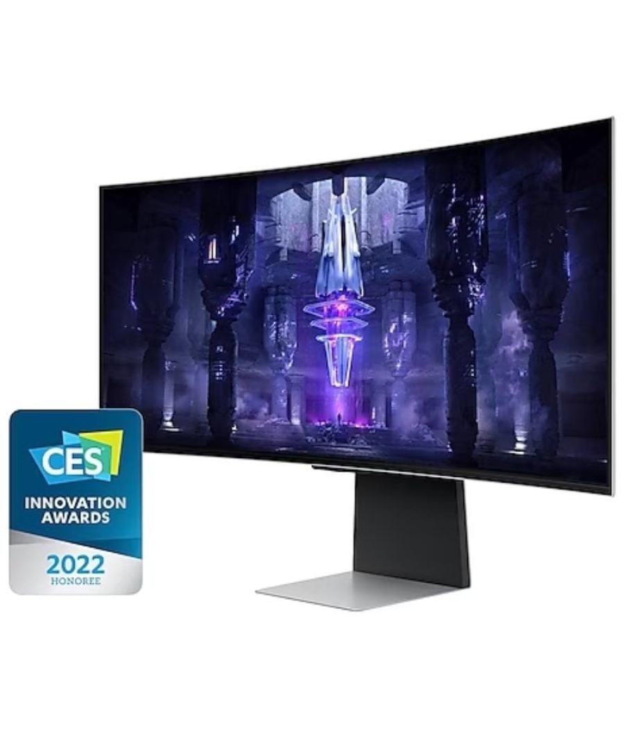 Smart monitor gaming ultraparonámico curvo samsung odysseyg8 s34bg850su 34'/ uwqhd/ 0.1ms/ 175hz/ oled/ multimedia/ regulable en