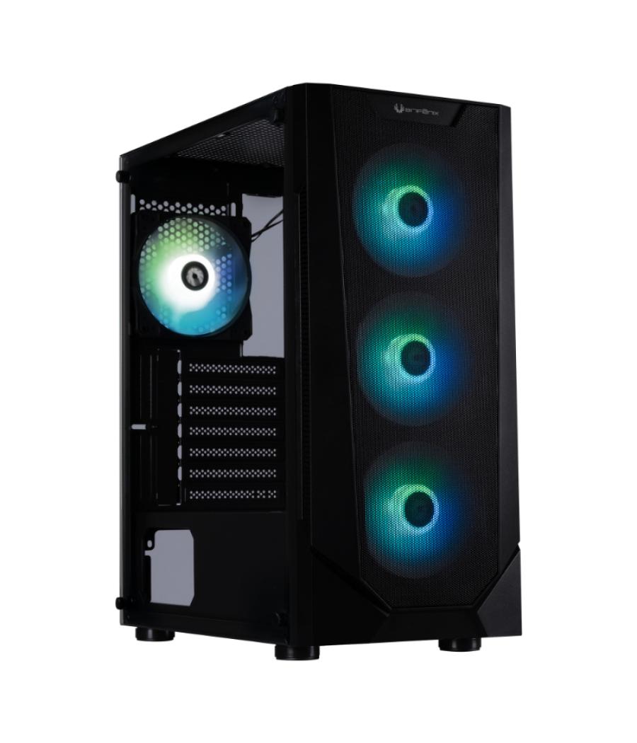 Caja semitorre atx c60 a-rgb black bitfenix