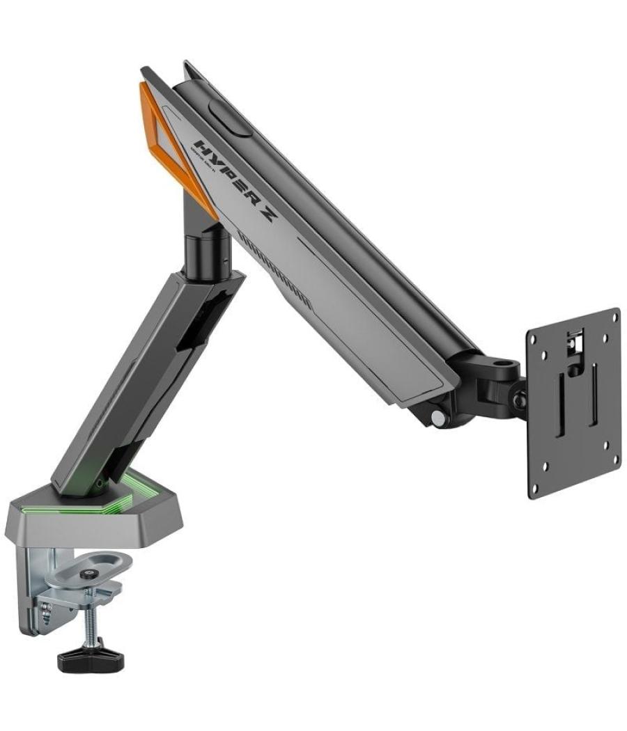 Soporte gaming para monitor aisens dt49tsrrgb-347/ hasta 16kg