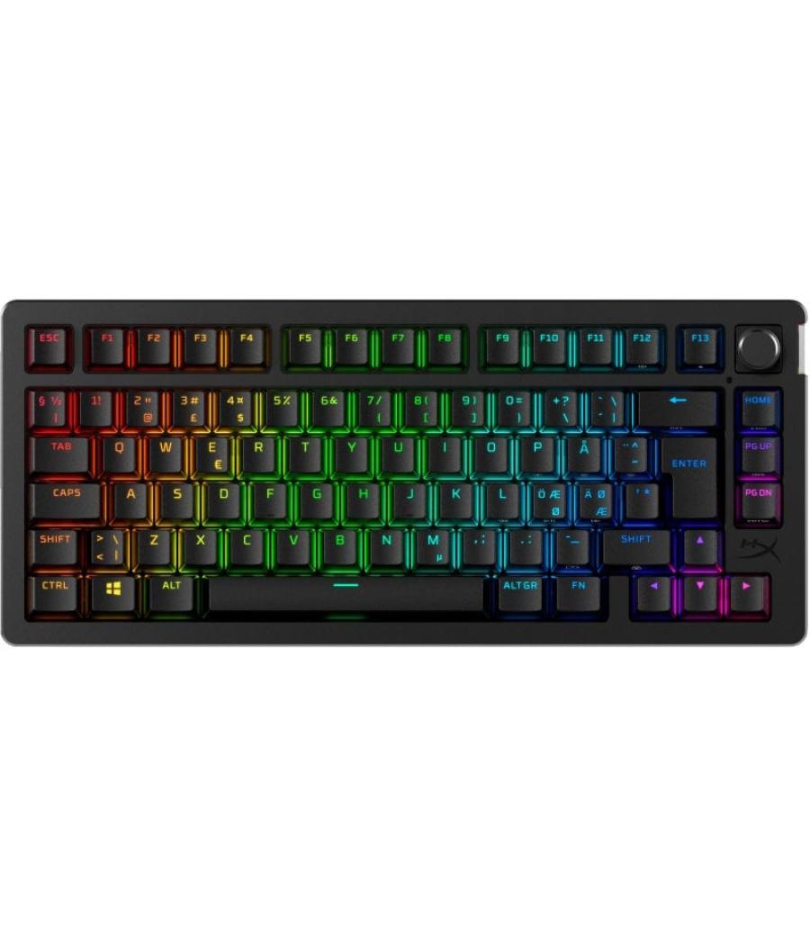 Hp teclado gaming hyperx alloy rise 75 inalámbrico