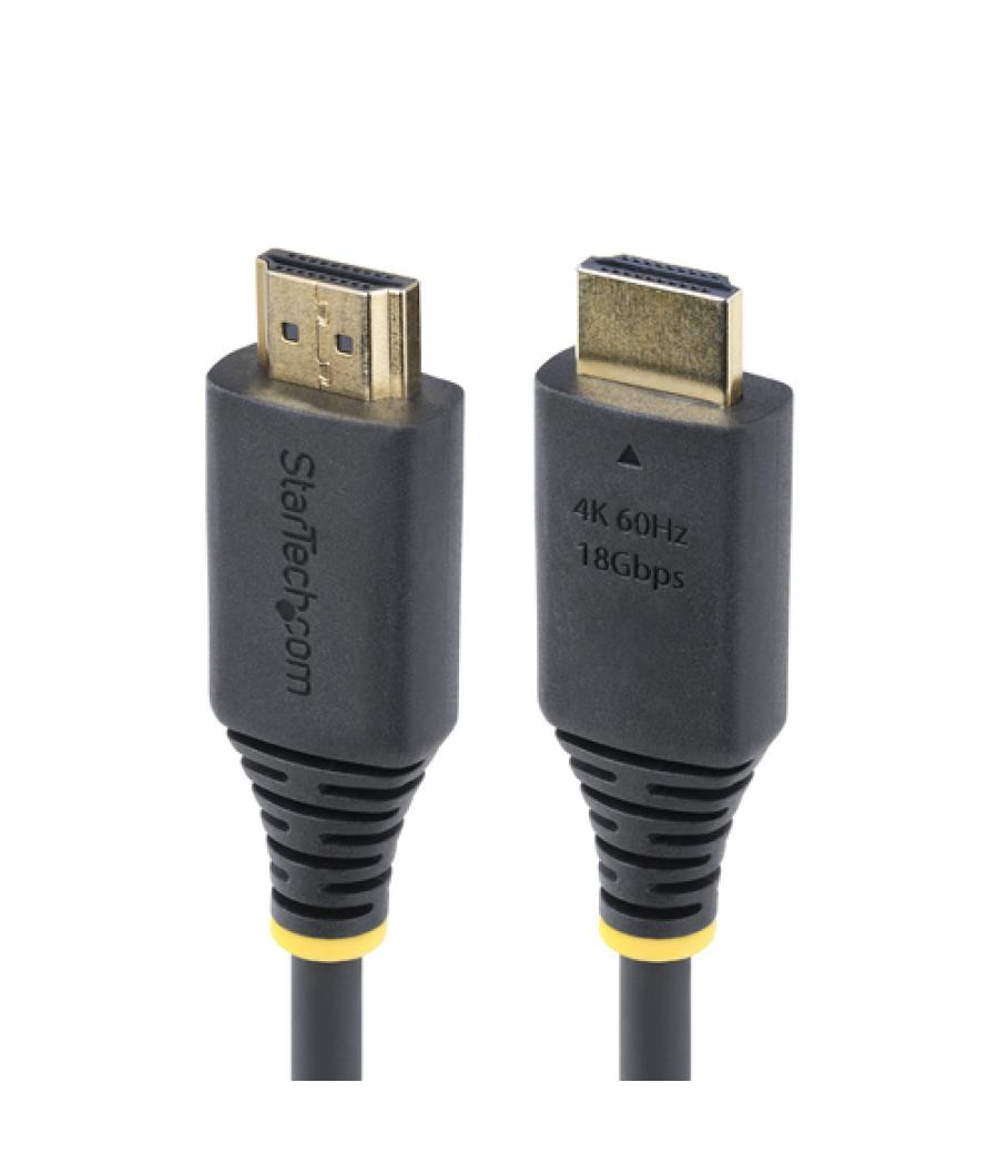 StarTech.com Cable HDMI de Alta Velocidad de 30cm - 4K 60Hz - 144Hz - UHD - HDR10/HDCP 2.2/ARC - 18Gbps - Cable HDMI 2.0 para Mo