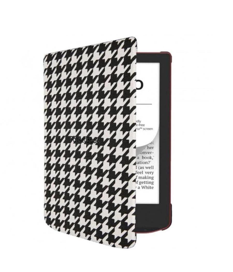 Pocketbook funda shell series verse + verse pro - patron blanco y negro