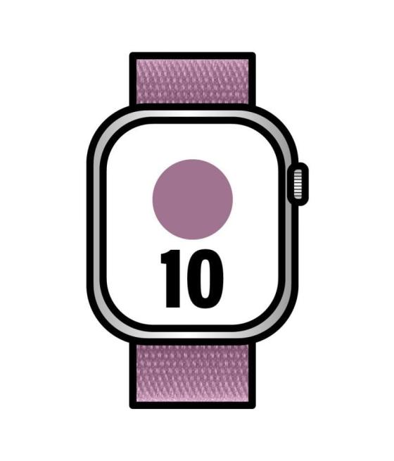 Apple watch series 10/ gps/ cellular/ 46mm/ caja de aluminio / correa loop deportiva ciruela
