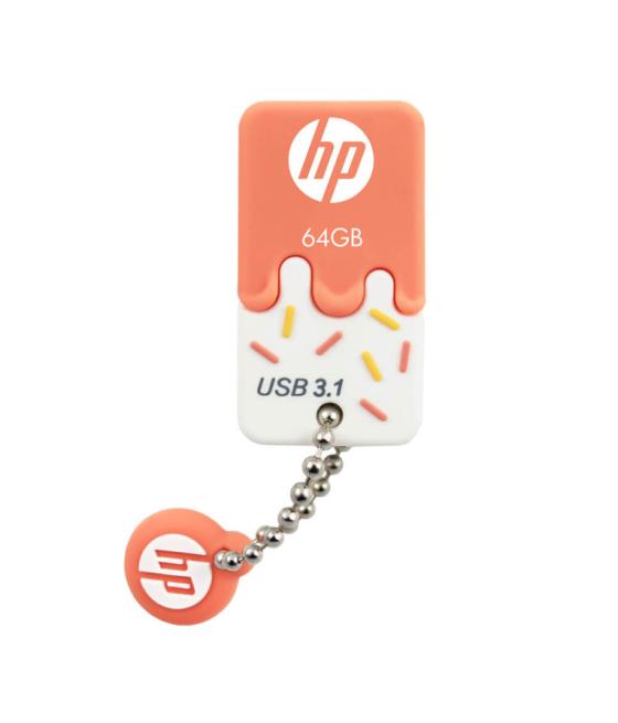 Memoria usb 3.0 hp 64gb x778w naranja