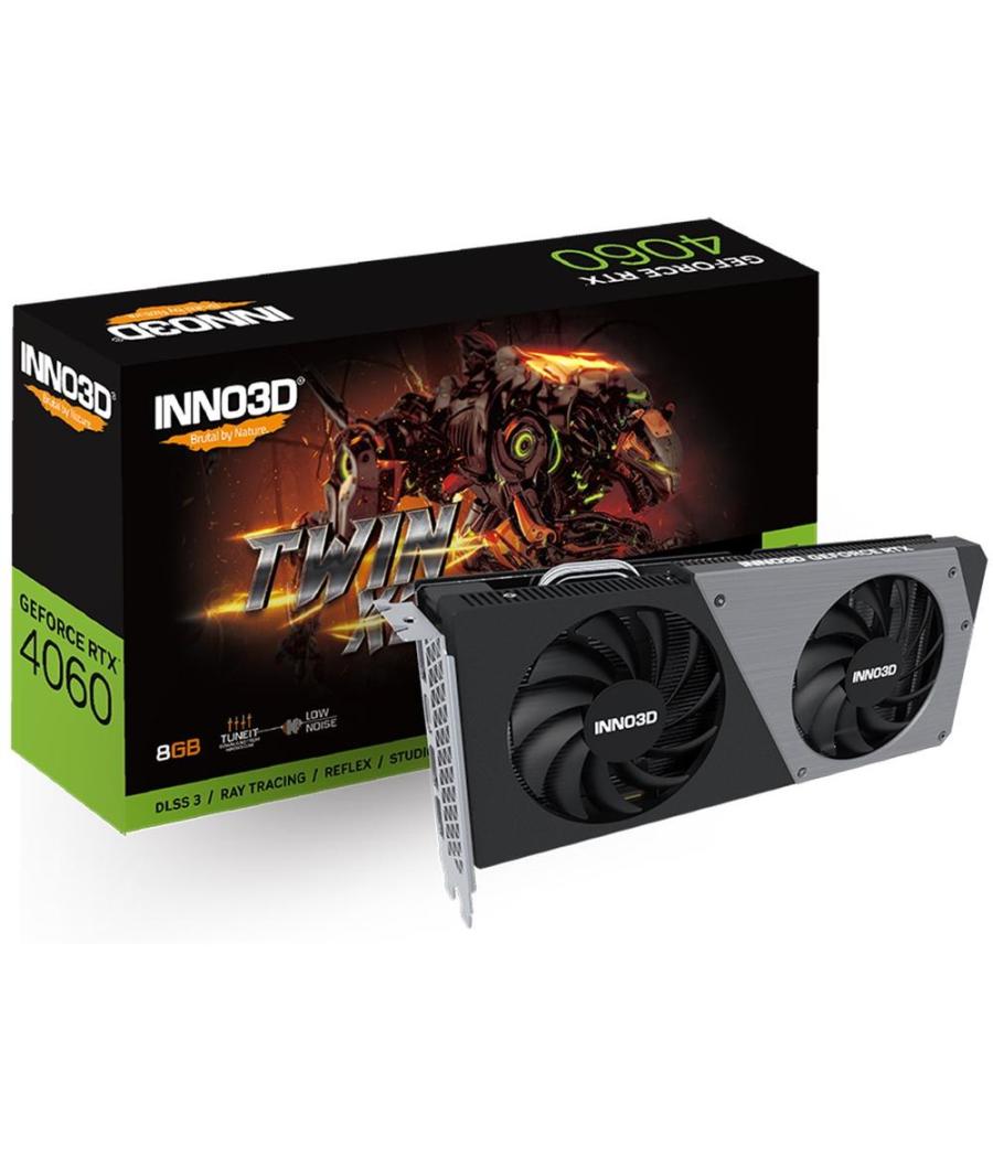 Tarjeta grafica inno3d rtx 4060 twin x2 8gb gddr6 - 3x dp - 1x hdmi