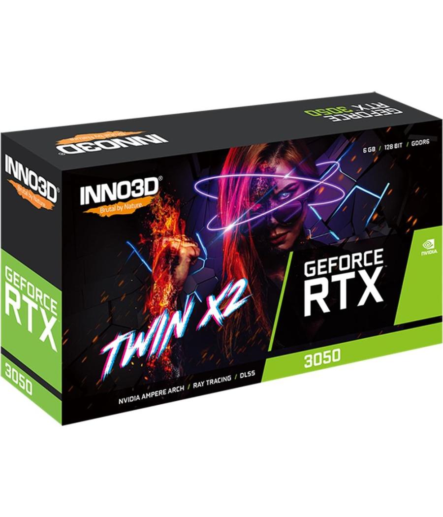 Tarjeta grafica inno3d rtx 3050 twin x2 6gb gddr6 - dp - hdmi - dvi - d