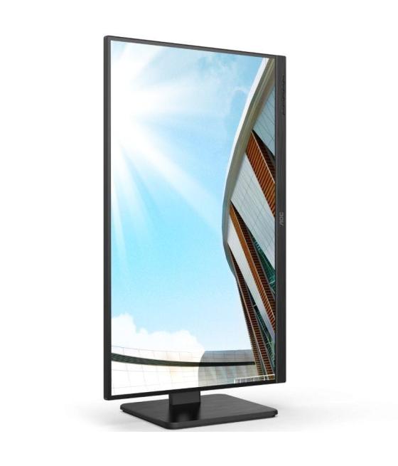 Monitor profesional aoc u27p2ca 27'/ 4k/ multimedia/ regulable en altura/ negro