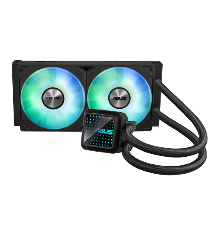 Asus prime lc 240 argb carcasa del ordenador sistema de refrigeración líquida todo en uno 12 cm negro