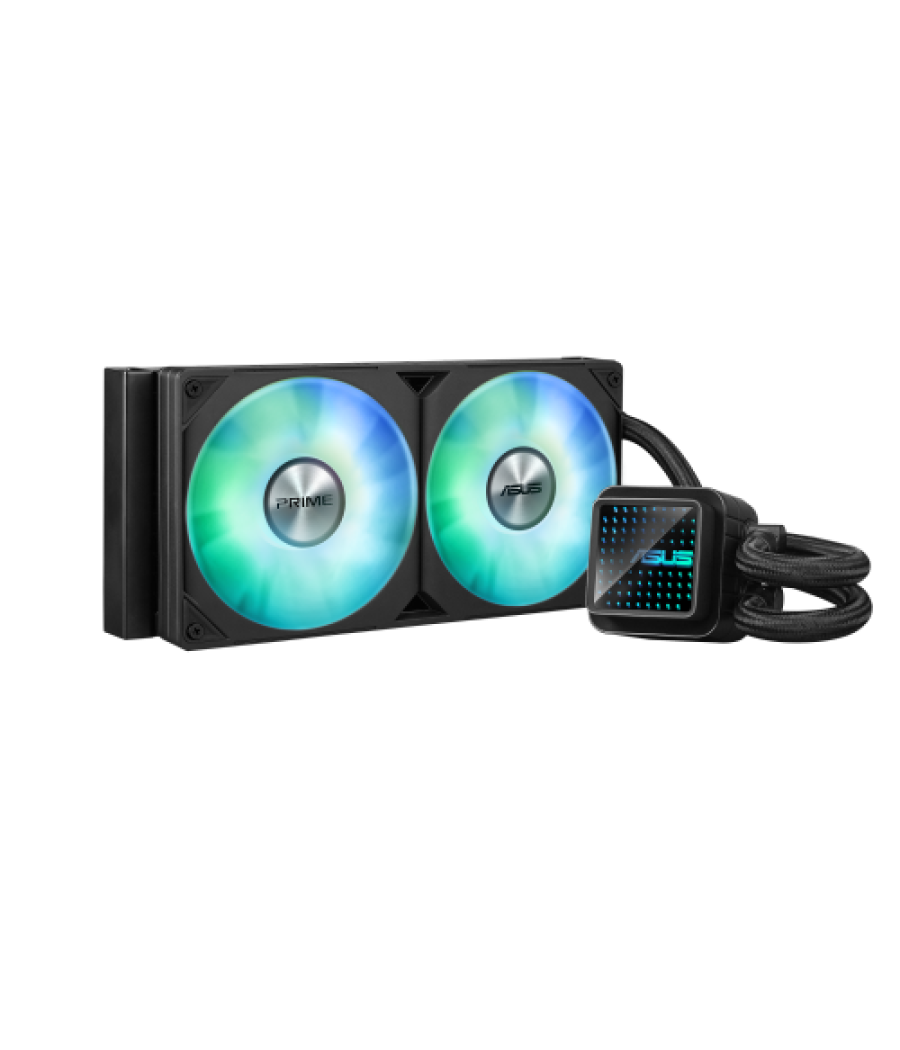 Asus prime lc 240 argb carcasa del ordenador sistema de refrigeración líquida todo en uno 12 cm negro