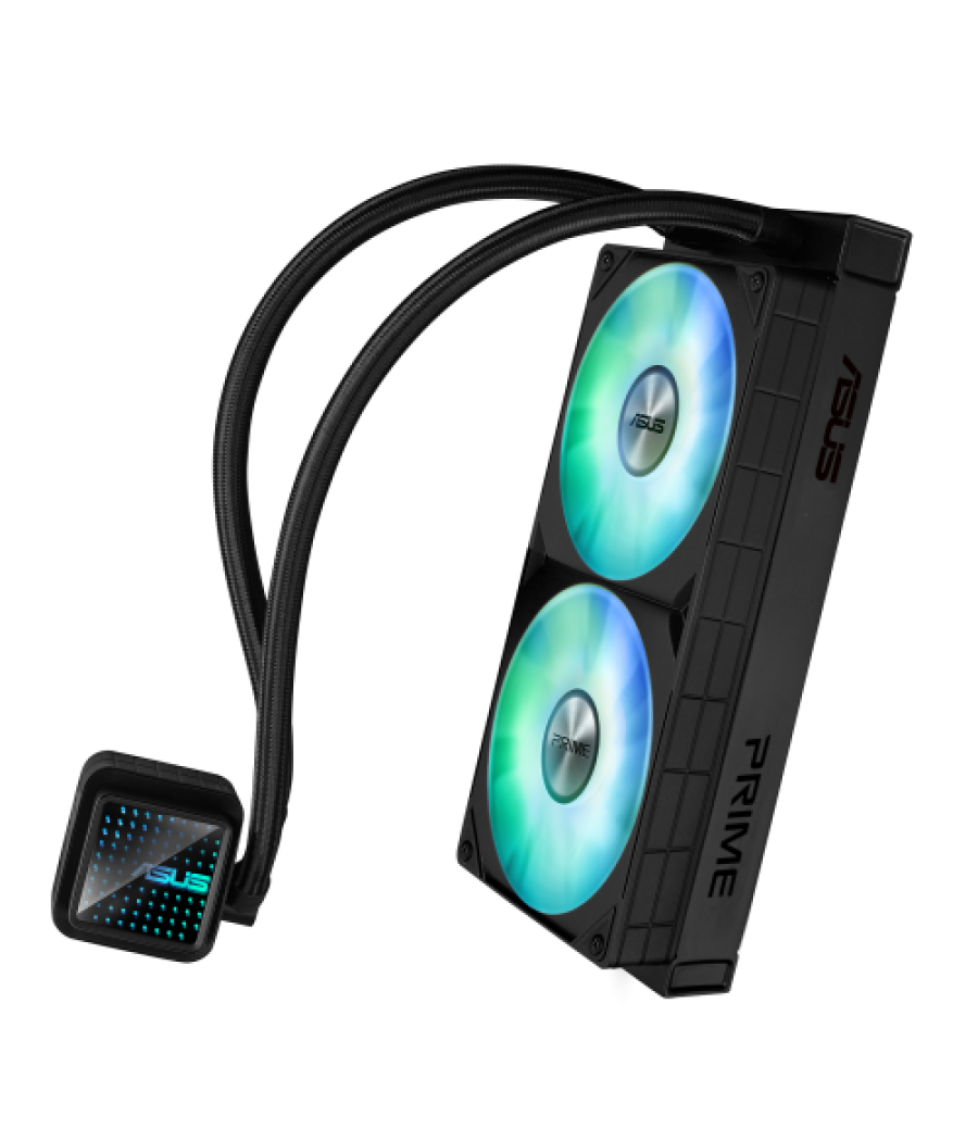 Asus prime lc 240 argb carcasa del ordenador sistema de refrigeración líquida todo en uno 12 cm negro