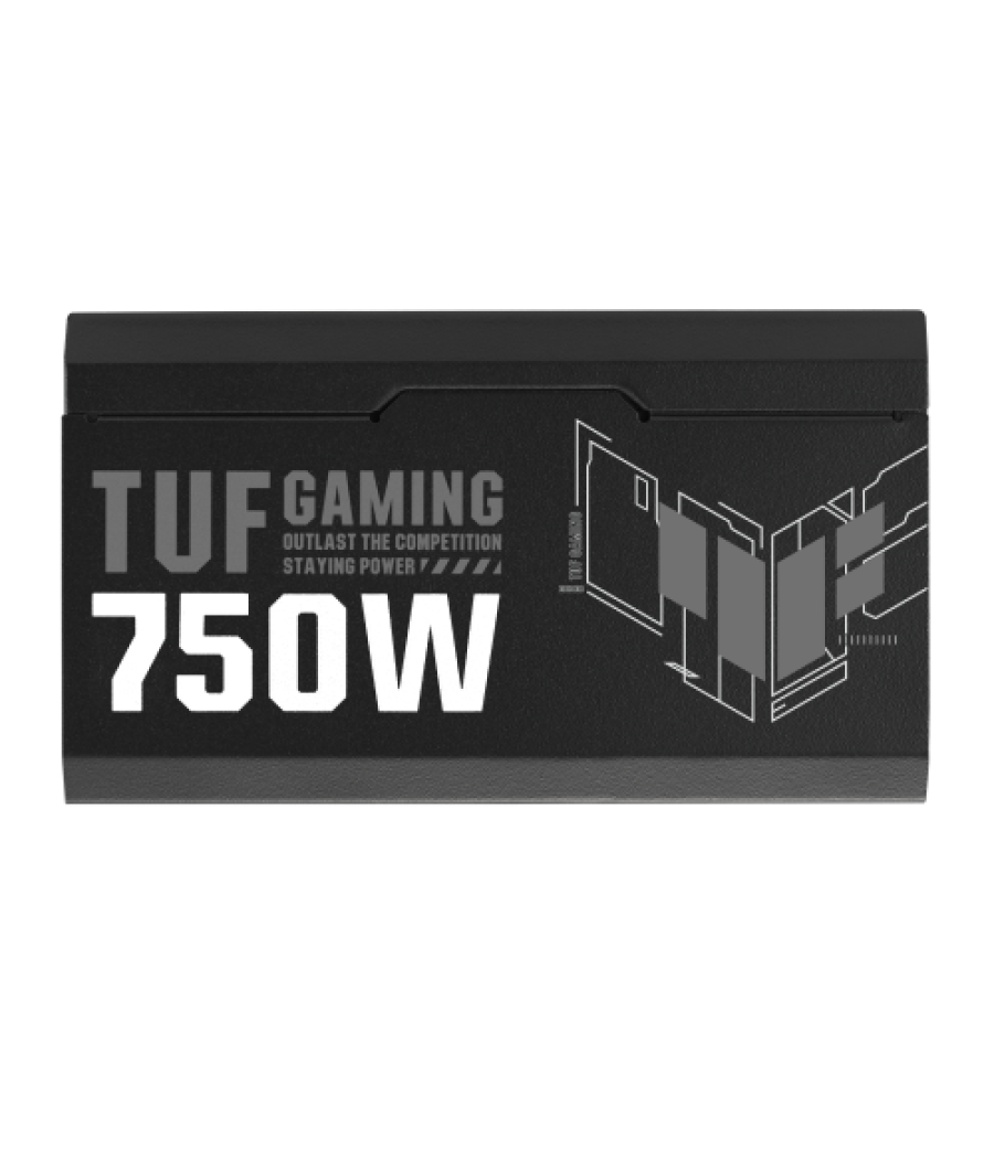 Asus tuf gaming 750w gold unidad de fuente de alimentación 20+4 pin atx atx negro