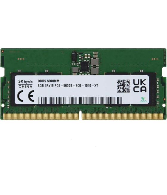 Memoria ram sk hynix 8gb/ ddr5/ 5600mhz/ sodimm