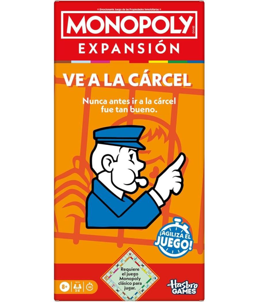 Expansión hasbro monopoly ve a la cárcel