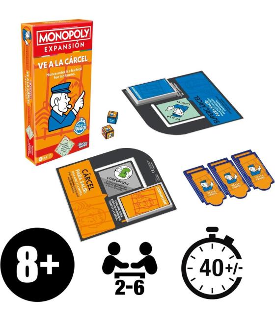 Expansión hasbro monopoly ve a la cárcel