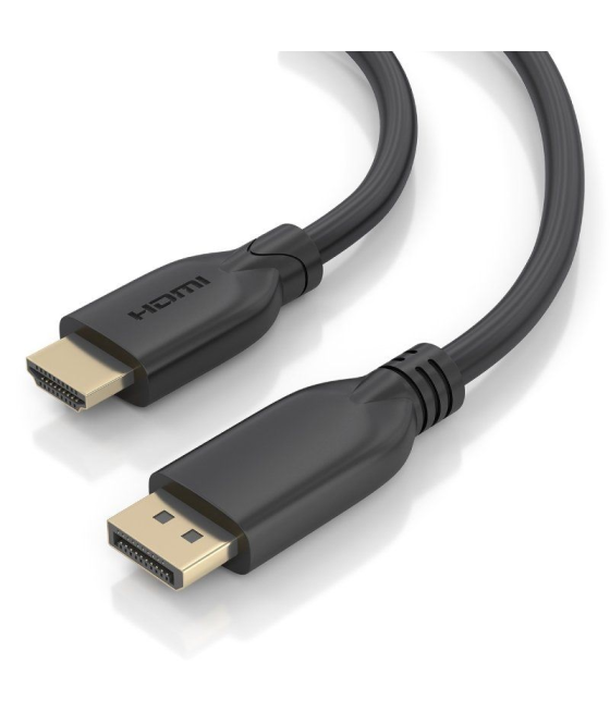 Cable conversor aisens a125-0921/ displayport macho - hdmi 4k macho/ 7m/ negro