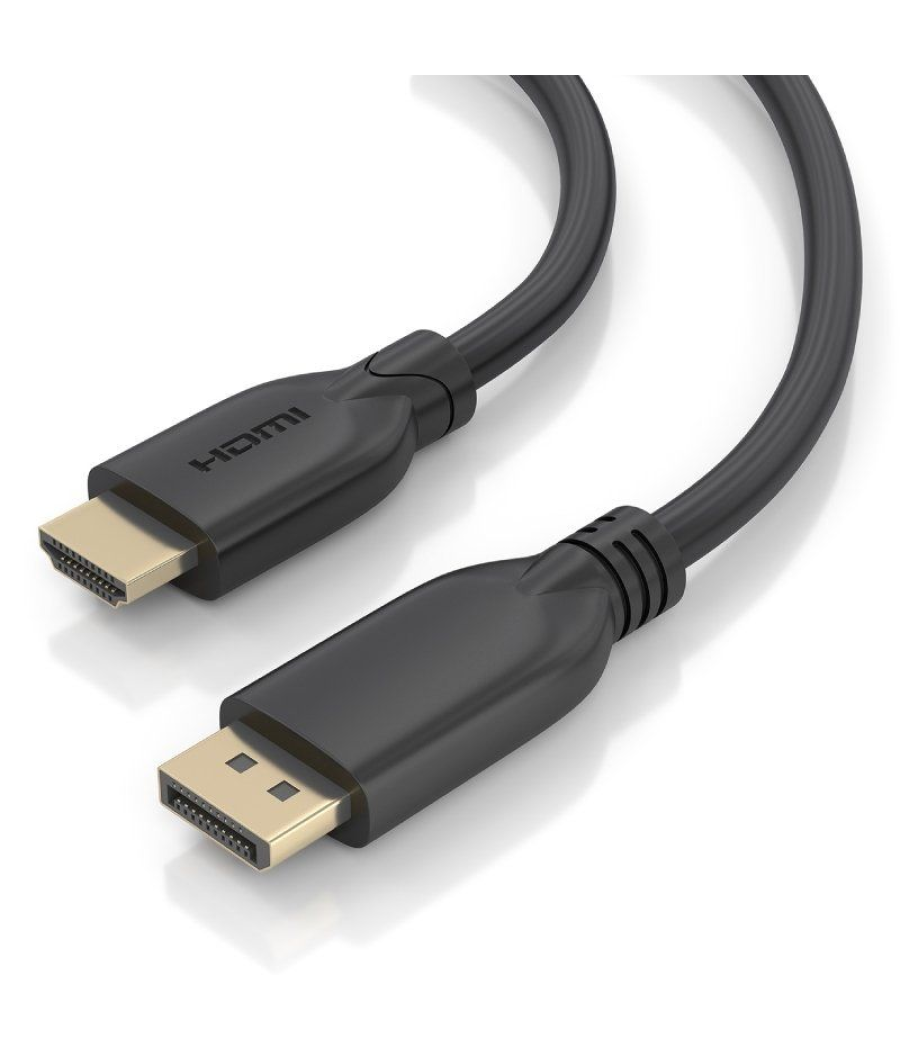 Cable conversor aisens a125-0921/ displayport macho - hdmi 4k macho/ 7m/ negro