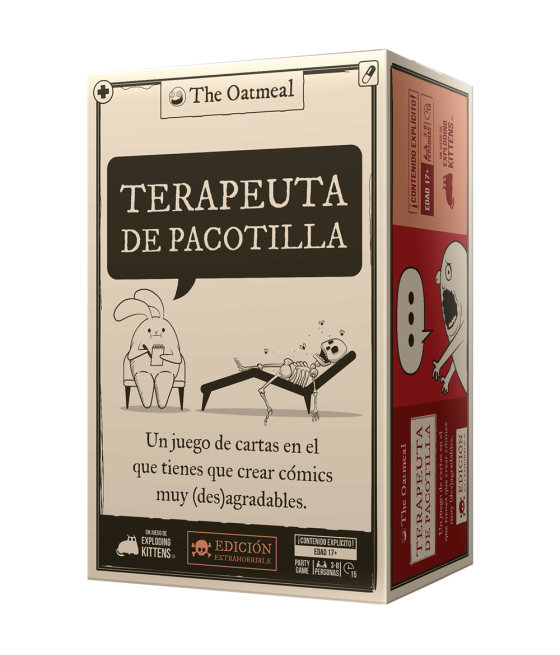 Juego de mesa terapeuta de pacotilla