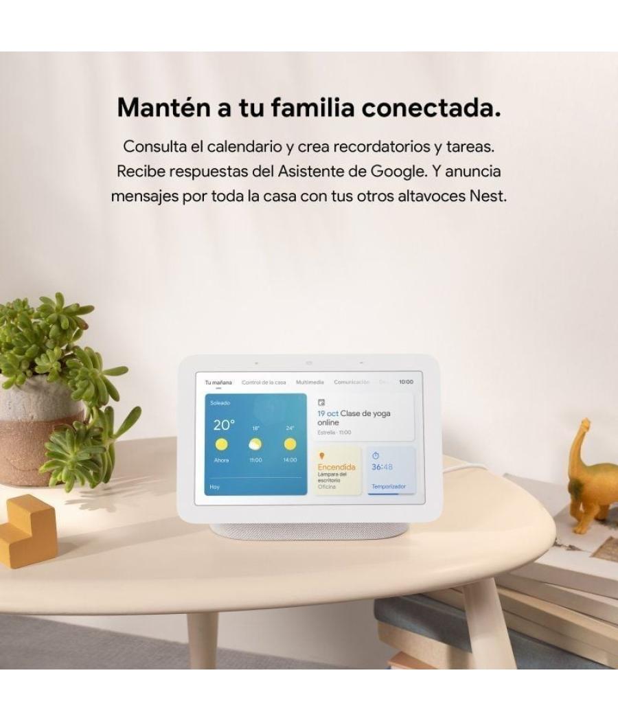 Altavoz inteligente google nest hub (2ª generación) tiza