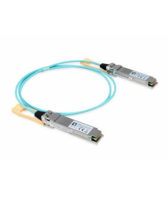 Cable transceiver optico qsfp28 level one aoc-0501 100gb 1m