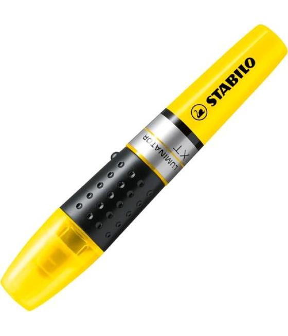 Stabilo marcador fluorescente luminator amarillo caja 5 ud