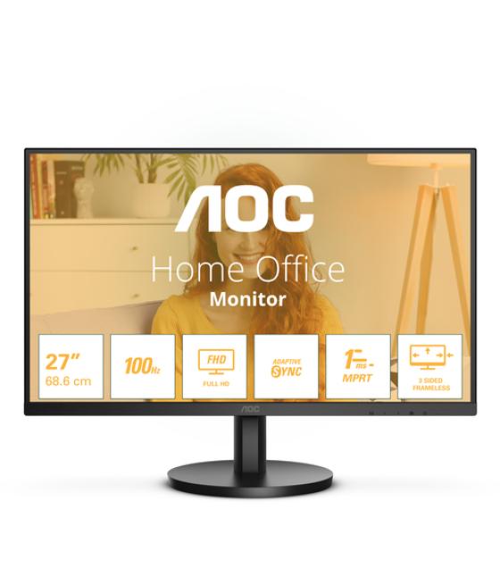 AOC B3 27B3HMA2 LED display 68,6 cm (27") 1920 x 1080 Pixeles Full HD LCD Negro