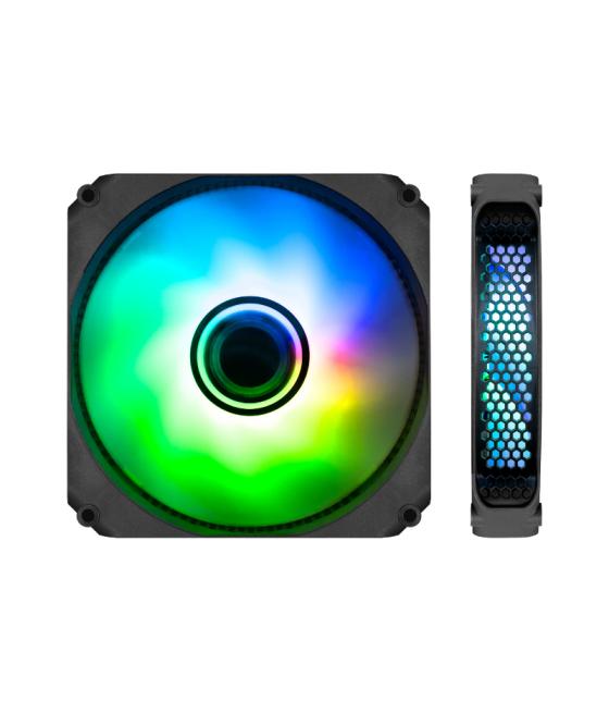 Ventilador auxiliar a-rgb 120mm infinity negro coolbox