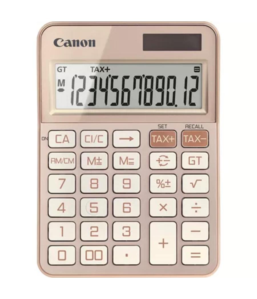 Calculadora canon sobremesa ks - 125kb - rg emea hb 12 digitos oro rosa