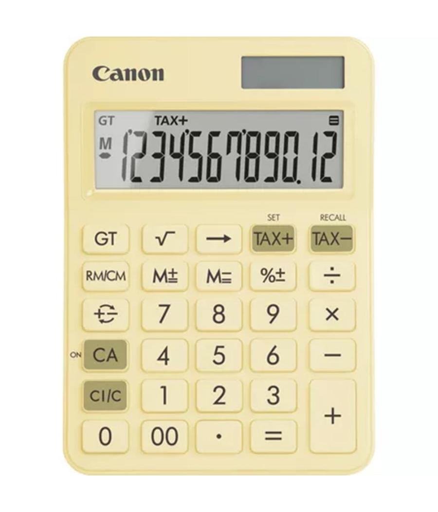 Calculadora canon sobremesa ls - 125kb - pyl emea hb 12 digitos amarillo