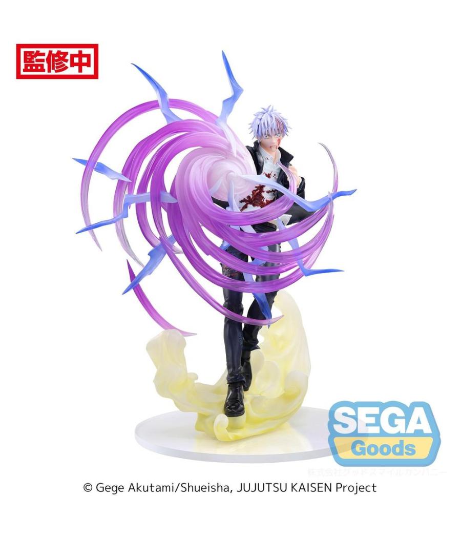 Figura sega luminasta jujutsu kaisen satoru gojo hollow purple kyoshiki murasaki 20 cm