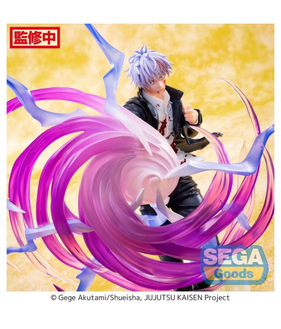 Figura sega luminasta jujutsu kaisen satoru gojo hollow purple kyoshiki murasaki 20 cm