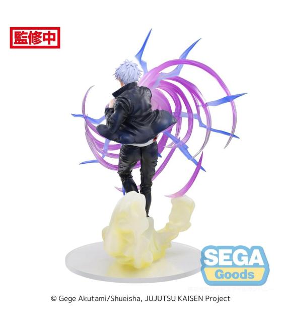 Figura sega luminasta jujutsu kaisen satoru gojo hollow purple kyoshiki murasaki 20 cm