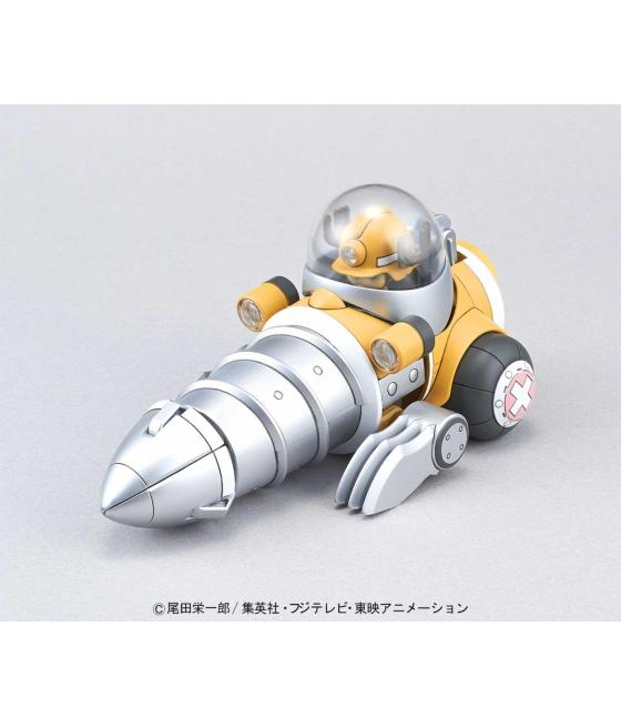 Figura bandai hobby one piece model kit chopper drill con chopper robot 4 chopper robo series