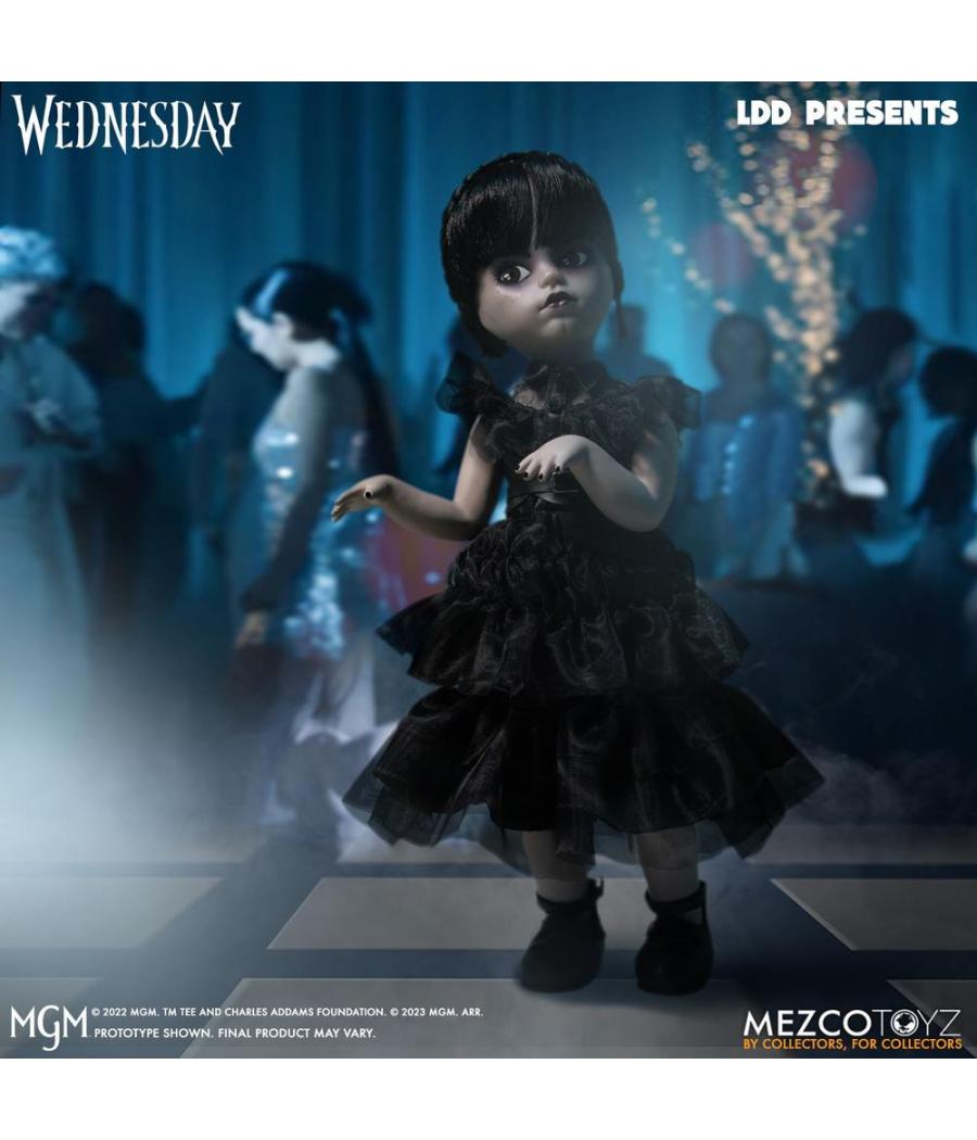 Figura mezco toys living dead dolls dancing wednesday 25 -4 cm