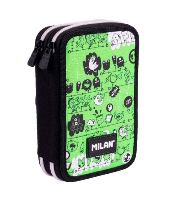 Milan plumier 2 pisos con contenido serie especial tandem 2