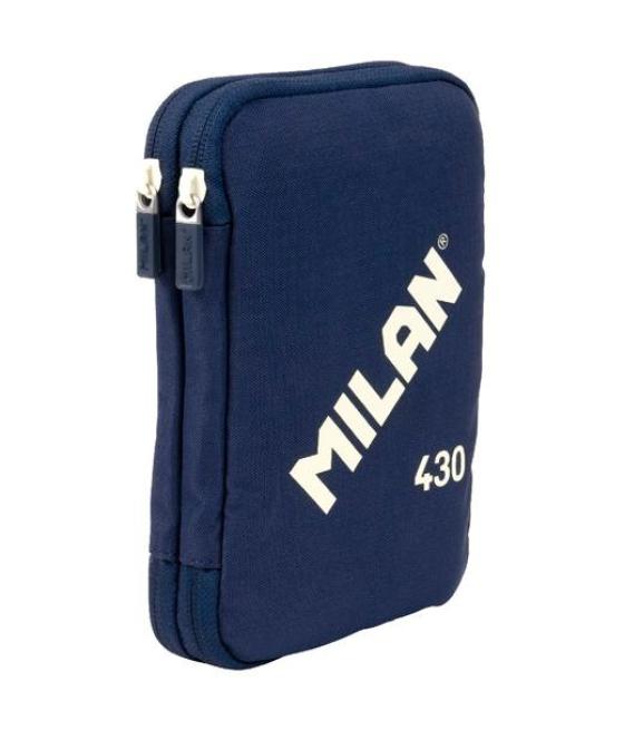 Milan plumier 2 pisos con contenido serie 430 since 1918 azul